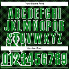 Load image into Gallery viewer, Custom Black Grass Green-White 3D Pattern Design Green Ribbon Liver Cancer Plaid Performance Polo Shirt