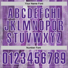 Laden Sie das Bild in den Galerie-Viewer, Custom Purple White 3D Pattern Design Purple Ribbon Testicular Cancer Awareness Performance Polo Shirt