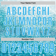 Load image into Gallery viewer, Custom White Sky Blue 3D Pattern Design Light Blue Ribbon Prostate Cancer Awareness Sprinkle Performance Polo Shirt