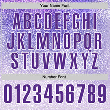 Laden Sie das Bild in den Galerie-Viewer, Custom Purple White 3D Pattern Design Perwinkle Ribbon Gastric Cancer Awareness Sprinkle Performance Polo Shirt