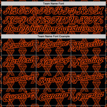 Load image into Gallery viewer, Custom Black Orange 3D Pattern Design Orange Ribbon Kidney Cancer Awareness Performance Polo Shirt