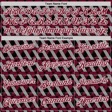 Laden Sie das Bild in den Galerie-Viewer, Custom Black Crimson-White 3D Pattern Design Burgundy And White Ribbon Head And Neck Cancer Cancer Awareness Performance Polo Shirt