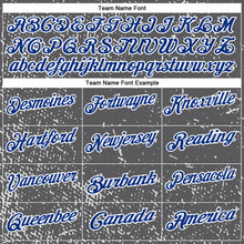 Laden Sie das Bild in den Galerie-Viewer, Custom Steel Gray Royal-White 3D Pattern Design Dark Blue Ribbon Colorectal Cancer Awareness Colon Fight CRC Performance Polo Shirt