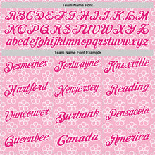 Laden Sie das Bild in den Galerie-Viewer, Custom Light Pink Hot Pink-White 3D Pink Ribbon Breast Cancer Awareness Floral Performance Polo Shirt