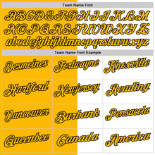 Laden Sie das Bild in den Galerie-Viewer, Custom White Gold-Black 3D Pattern Design Gold Ribbon Childhood Cancer Awareness Performance Polo Shirt