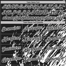 Charger l'image dans la galerie, Custom Black-White Paint Stroke Grunge Streak Performance Polo Shirt