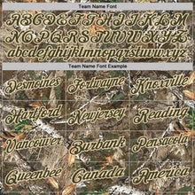 Laden Sie das Bild in den Galerie-Viewer, Custom Camo Olive-Cream Woodland Forest Camouflage Salute To Service Performance Polo Shirt