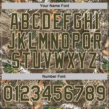 Laden Sie das Bild in den Galerie-Viewer, Custom Camo Olive-Cream Woodland Forest Camouflage Salute To Service Performance Polo Shirt