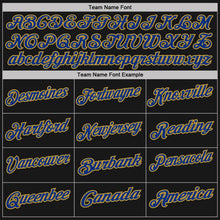Load image into Gallery viewer, Custom Black Old Gold Pinstripe-Royal Performance Polo Shirt