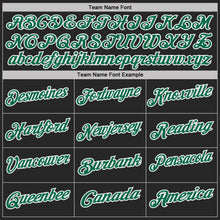 Load image into Gallery viewer, Custom Black Kelly Green Pinstripe-White Performance Polo Shirt