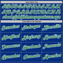 Load image into Gallery viewer, Custom Royal White Pinstripe-Kelly Green Performance Polo Shirt