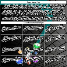 Load image into Gallery viewer, Custom Black Teal-White Billiard Balls Performance Polo Shirt