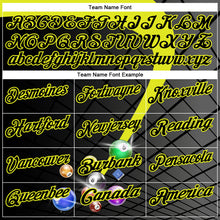Load image into Gallery viewer, Custom Black-Neon Yellow Billiard Balls Performance Polo Shirt