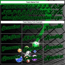 Laden Sie das Bild in den Galerie-Viewer, Custom Black-Grass Green Billiard Balls Performance Polo Shirt