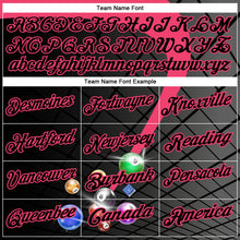 Laden Sie das Bild in den Galerie-Viewer, Custom Black-Neon Pink Billiard Balls Performance Polo Shirt