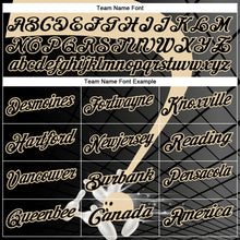 Laden Sie das Bild in den Galerie-Viewer, Custom Black-City Cream Bowling Geometric Grid Performance Polo Shirt