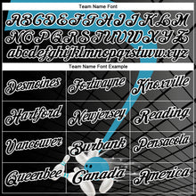 Charger l'image dans la galerie, Custom Black Panther Blue-White Bowling Geometric Grid Performance Polo Shirt