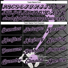 Загрузить изображение в средство просмотра галереи, Custom Black-Light Purple Bowling Geometric Grid Performance Polo Shirt