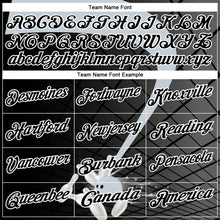 Laden Sie das Bild in den Galerie-Viewer, Custom Black Silver-White Bowling Geometric Grid Performance Polo Shirt