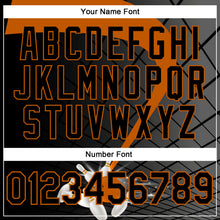 Load image into Gallery viewer, Custom Black-Texas Orange Bowling Geometric Grid Performance Polo Shirt