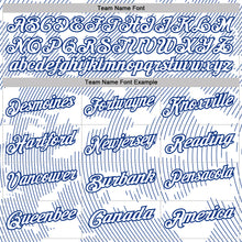Загрузить изображение в средство просмотра галереи, Custom White-Royal 3D Pattern Abstract Fluid Line Performance Polo Shirt