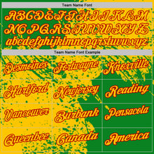 Load image into Gallery viewer, Custom Yellow Grass Green-Red Distressed Scratch Brush Stroke Performance Polo Shirt
