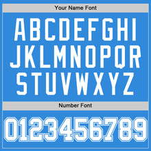 Laden Sie das Bild in den Galerie-Viewer, Custom Powder Blue White Authentic Basketball Jersey