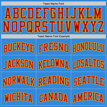 Laden Sie das Bild in den Galerie-Viewer, Custom Powder Blue Red-Gold Authentic Basketball Jersey