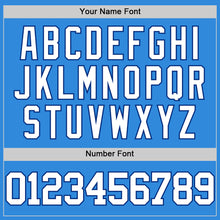 Загрузить изображение в средство просмотра галереи, Custom Powder Blue White-Royal Authentic Basketball Jersey