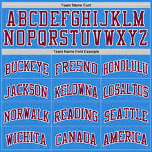 Laden Sie das Bild in den Galerie-Viewer, Custom Powder Blue Maroon-White Authentic Basketball Jersey