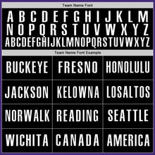 Laden Sie das Bild in den Galerie-Viewer, Custom Purple White-Black Authentic Baseball Jersey