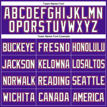 Загрузить изображение в средство просмотра галереи, Custom Purple Black-Pink Mesh Authentic Throwback Baseball Jersey