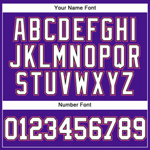 Загрузить изображение в средство просмотра галереи, Custom Purple Black-Pink Mesh Authentic Throwback Baseball Jersey