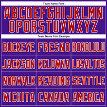 Загрузить изображение в средство просмотра галереи, Custom Purple Red-White Mesh Authentic Throwback Baseball Jersey