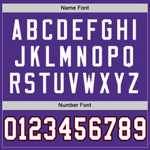 Загрузить изображение в средство просмотра галереи, Custom Purple Red-Black Mesh Authentic Throwback Football Jersey