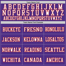 Загрузить изображение в средство просмотра галереи, Custom Purple Red-White Mesh Authentic Throwback Football Jersey