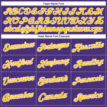 Загрузить изображение в средство просмотра галереи, Custom Stitched Purple Gold-White Sports Pullover Sweatshirt Hoodie