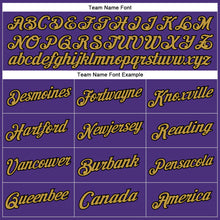 Загрузить изображение в средство просмотра галереи, Custom Stitched Purple Black-Old Gold Sports Pullover Sweatshirt Hoodie