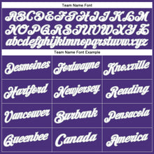 Load image into Gallery viewer, Custom Stitched Purple Gray-Black Sports Pullover Sweatshirt Hoodie