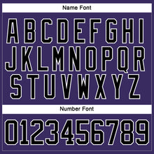 Charger l'image dans la galerie, Custom Purple Black-White Hockey Jersey