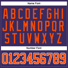 Charger l'image dans la galerie, Custom Purple Orange-White Hockey Jersey