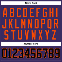 Charger l'image dans la galerie, Custom Purple Black-Orange Hockey Jersey