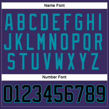 Charger l'image dans la galerie, Custom Purple Black-Teal Hockey Jersey
