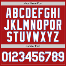 Charger l'image dans la galerie, Custom Red White-Light Blue Mesh Authentic Throwback Baseball Jersey