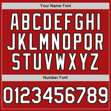 Charger l'image dans la galerie, Custom Red White-Black Mesh Authentic Throwback Baseball Jersey