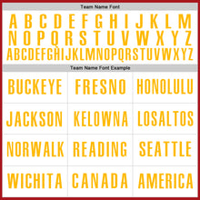 Laden Sie das Bild in den Galerie-Viewer, Custom Red White-Gold Authentic Baseball Jersey