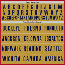 Laden Sie das Bild in den Galerie-Viewer, Custom Red Black-Old Gold Authentic Baseball Jersey