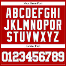 Load image into Gallery viewer, Custom Red White-Gray Mesh Authentic Throwback Baseball Jersey