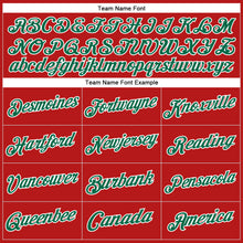 Load image into Gallery viewer, Custom Stitched Red Kelly Green-White Sports Pullover Sweatshirt Hoodie