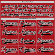 Charger l'image dans la galerie, Custom Red Black-White Hockey Jersey